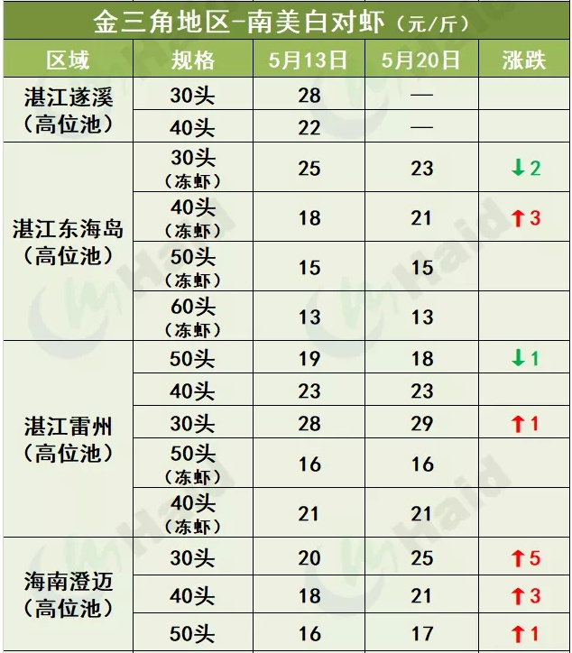 虾价行情 | 暴涨8元/斤！广西北海需求本周大增！