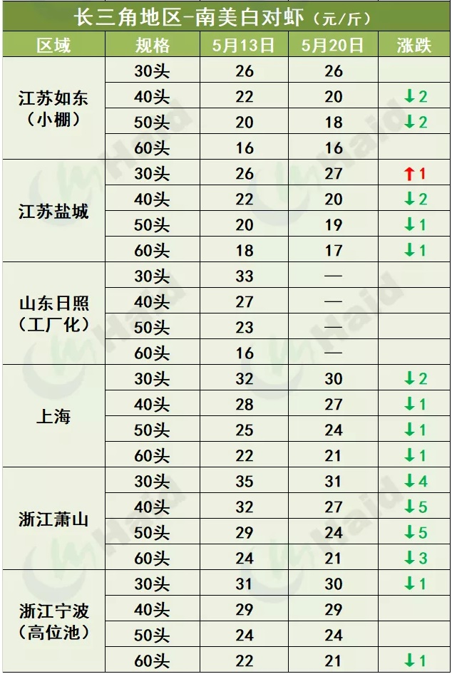 虾价行情 | 暴涨8元/斤！广西北海需求本周大增！