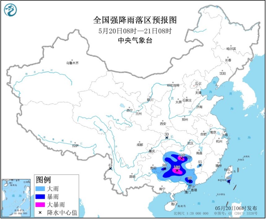 江南华南西南地区东部有强降水过程