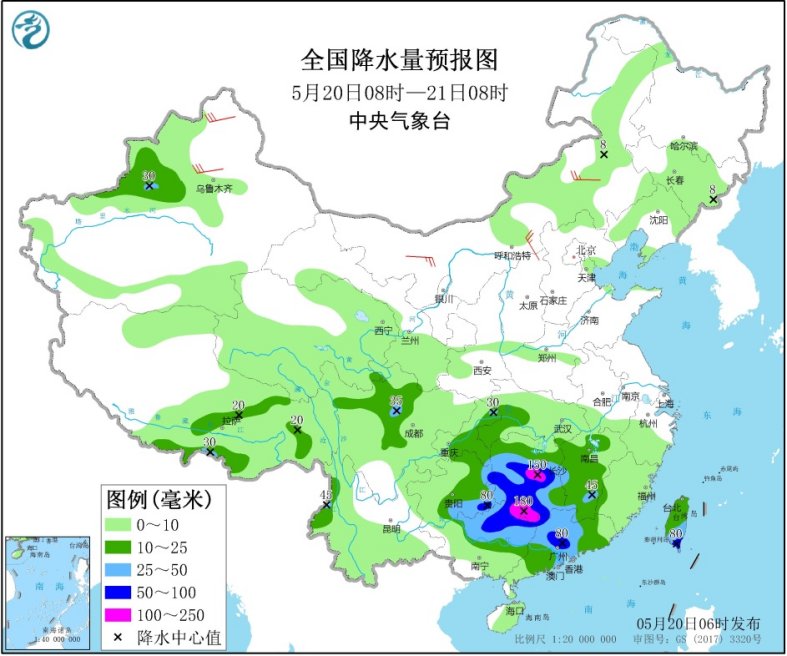 江南华南西南地区东部有强降水过程