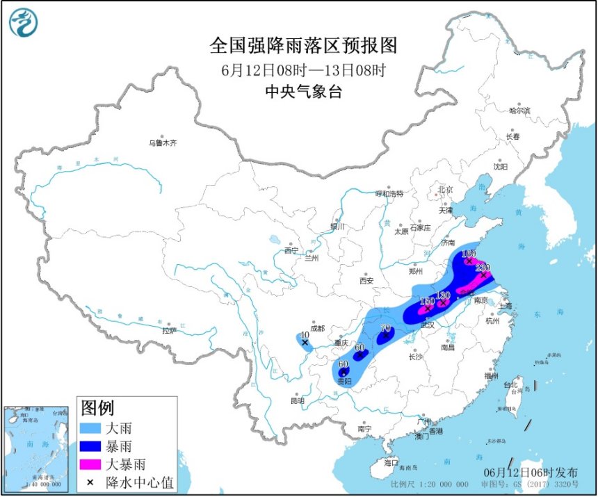 西南地区东部至黄淮江淮等地有强降雨 华北东北等地多阵雨或雷阵雨