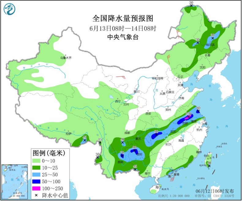 西南地区东部至黄淮江淮等地有强降雨 华北东北等地多阵雨或雷阵雨