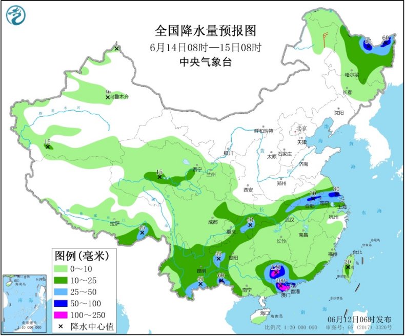 西南地区东部至黄淮江淮等地有强降雨 华北东北等地多阵雨或雷阵雨