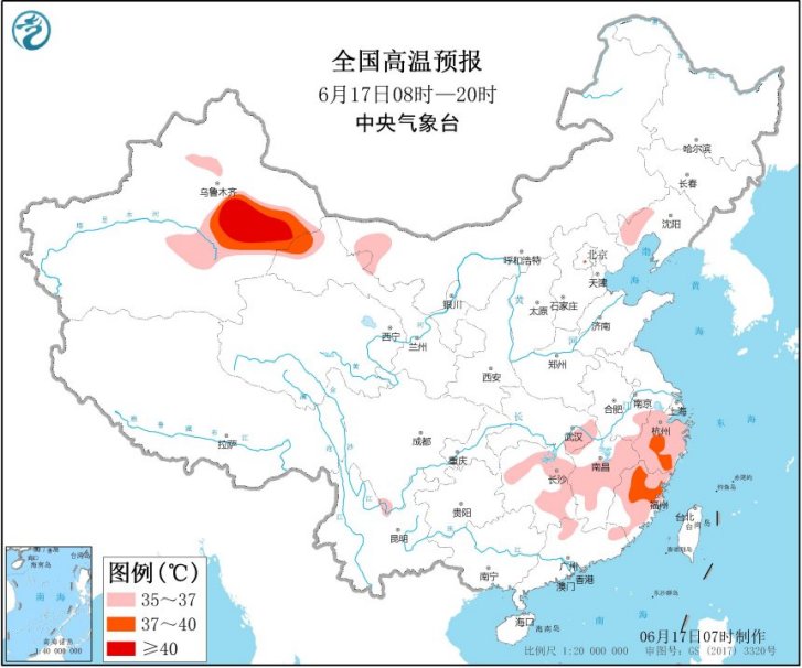 川陕苏皖等地强降雨持续 江南华北等地需注意防暑降温