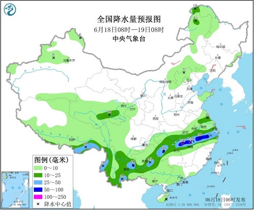 江南北部等地有强降雨 江南等地高温天气持续