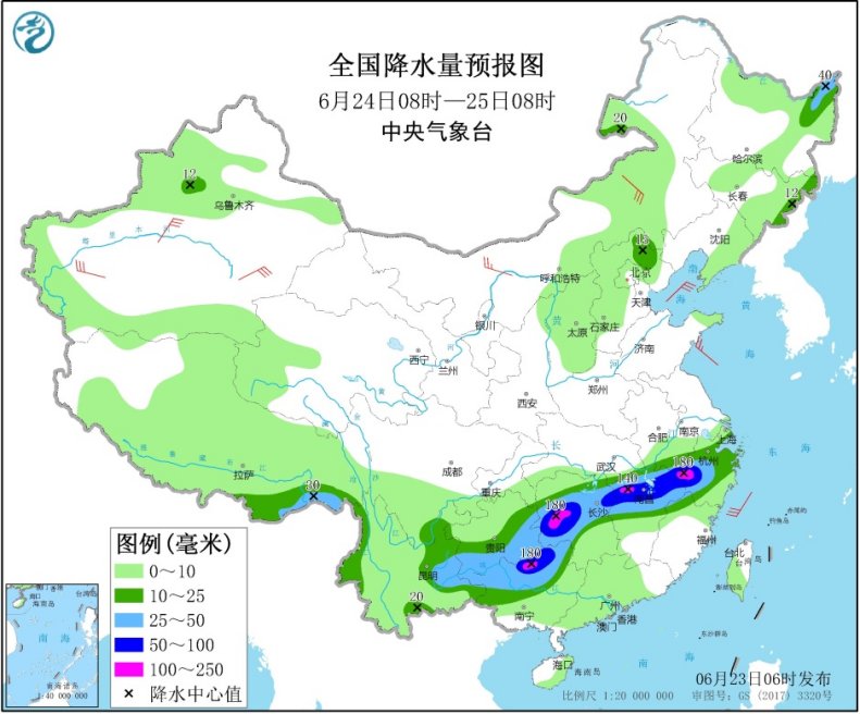 黔桂湘赣皖浙等地有强降雨 东北华北多阵雨