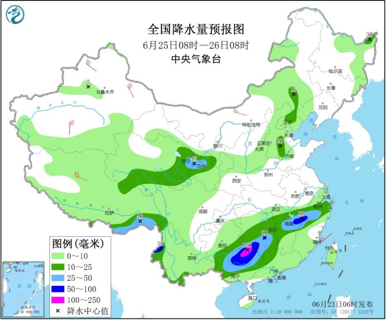 黔桂湘赣皖浙等地有强降雨 东北华北多阵雨