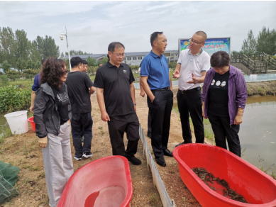 辽宁省水产苗种执法队到盘锦调研