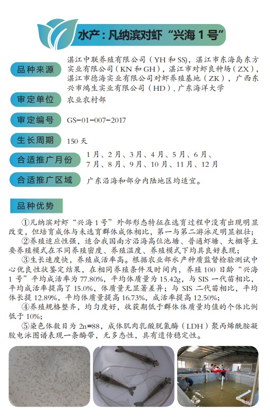 今年养什么？快来收藏2022年广东主导水产品种