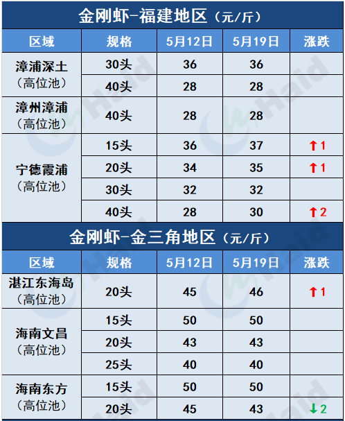 虾价行情 | 阴雨天+病害影响，后市虾价走势如何？