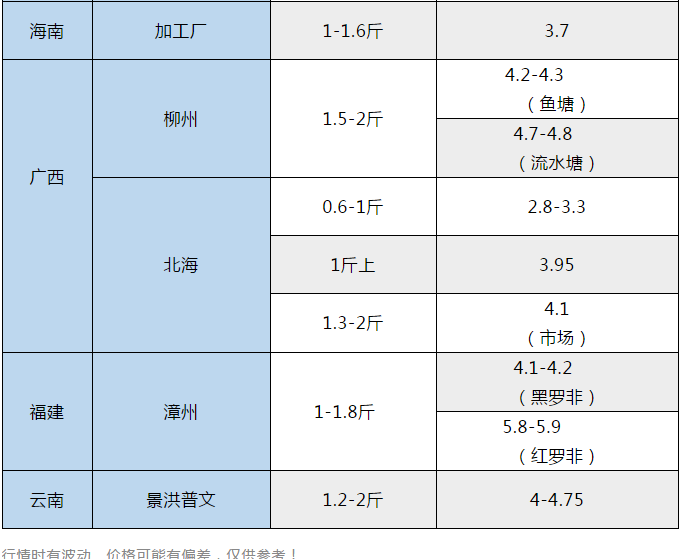 集中卖鱼，鱼价下跌！业者表示，存塘量减少，后市价格会上涨