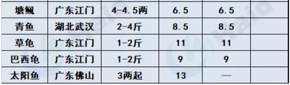 鱼价行情 | 加州鲈同期高2元/斤，生鱼大鱼继续走俏！其他品种流通情况如何？