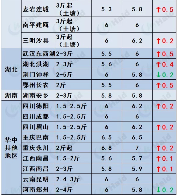 鱼价行情 | 草鱼再涨0.6元/斤！这波涨势凶猛，会一直涨到春节吗？