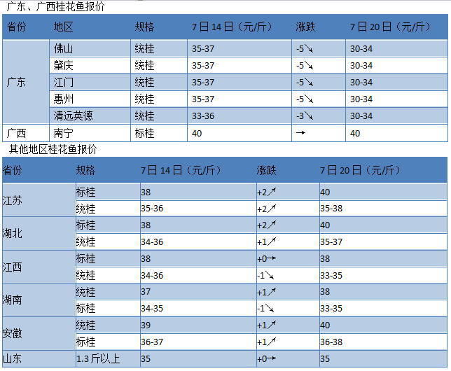 一周内暴跌4-5元/斤，广东鳜鱼价格遭遇夏季“寒潮”